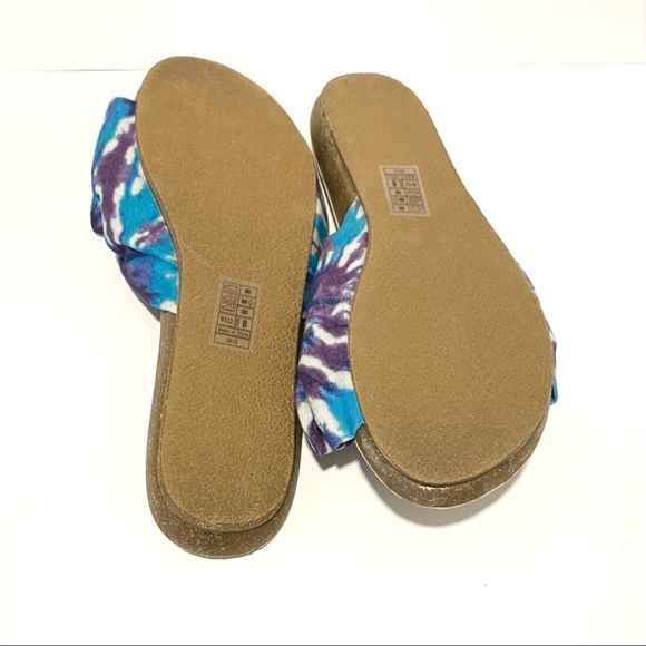 Blowfish Ginah Turq Dye Pop Slide Sandals - NWT - Picture 13 of 16